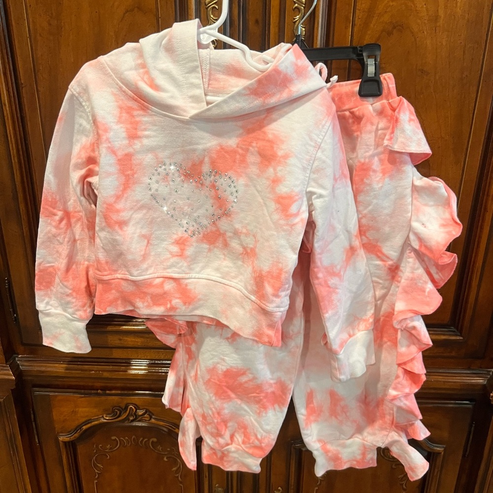 Ooh La La Couture 2 Pc Tie Dye Set High End Boutuque Worn 1X Like NEW Condition